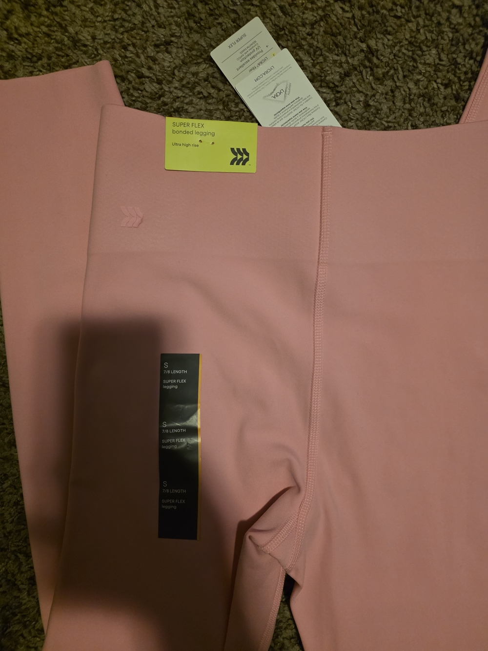all in motion Super Flex High-Rise Pink Athletic Shorts